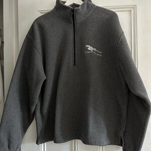 Port Authority Charcoal Zip-Up Sweater